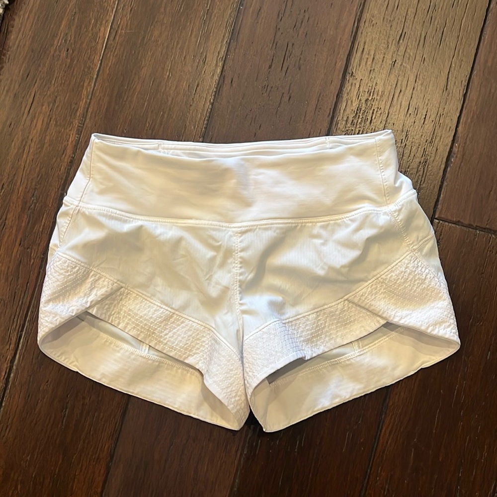 Lululemon Speed Short
White